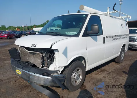 2019 Chevrolet Express G2500 Work Van из США, поврежденный, VIN 1GCWGAFG8K1370979